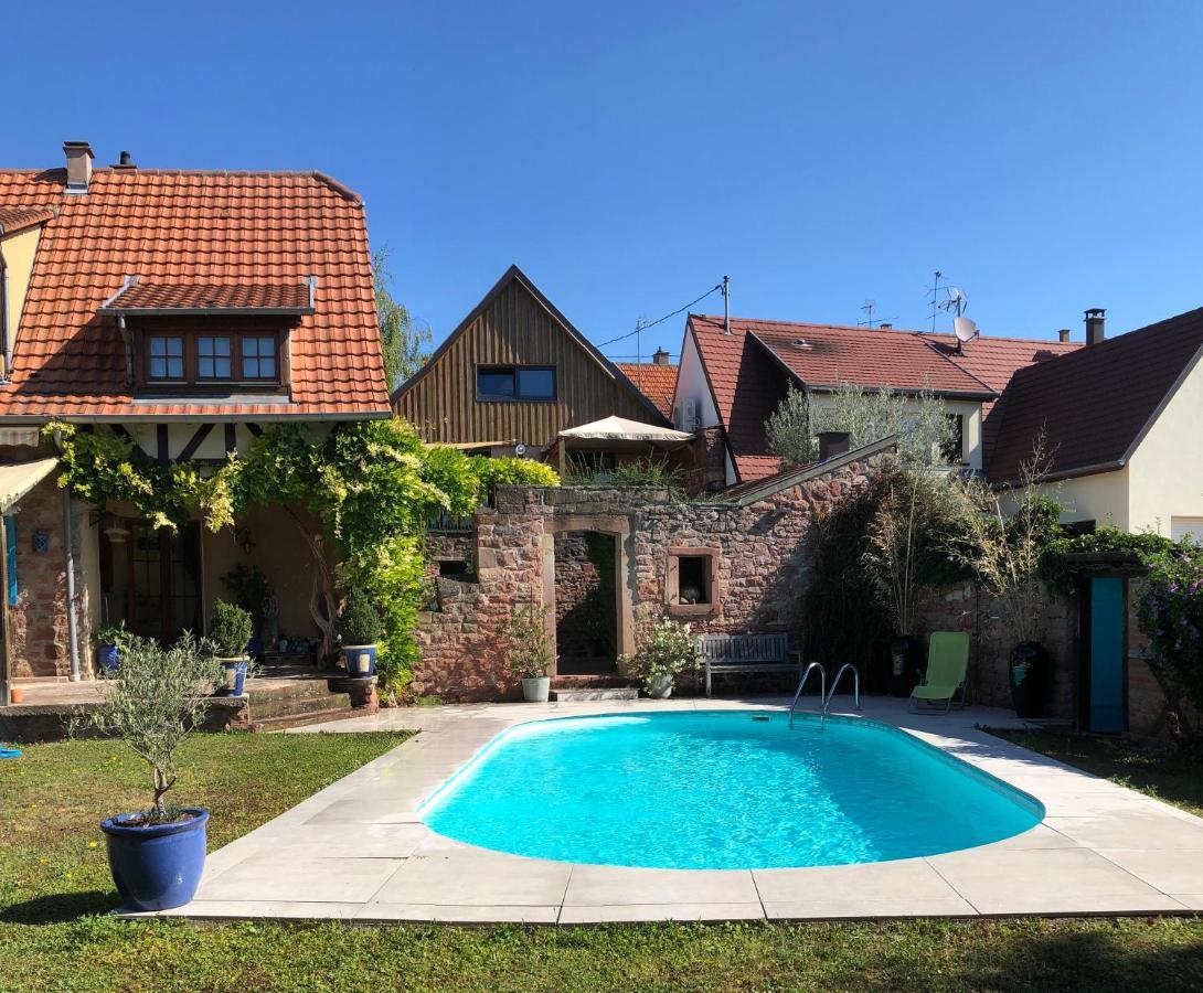 Le Grenier - Piscine Et Spa Marlenheim Eksteriør billede